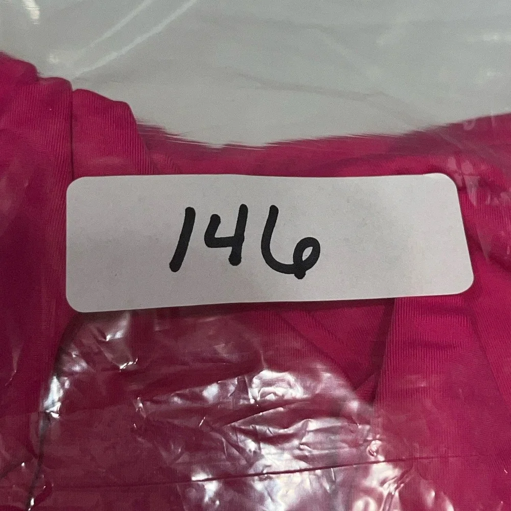 NWT J. Crew Women Pink Fuchsia Ruched V-Neck‎ One-Piece Swimsuit Size 4 Poolside